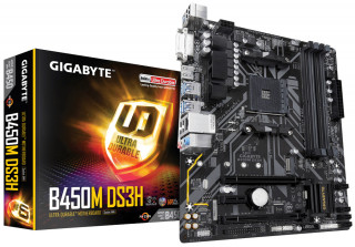 Gigabyte B450M-DS3H AMD B450 SocketAM4 mATX alaplap PC
