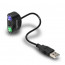 Axagon ADPS-50 USB 2.0 - 2 db PS2 aktív adapter thumbnail