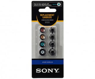 Sony EPEX10AB.AE fekete szilikon füldugó PC
