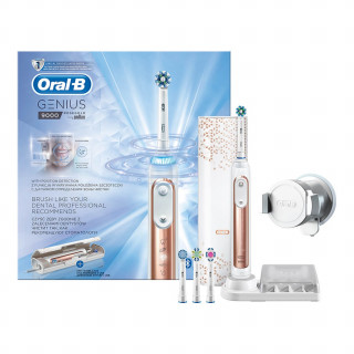 Oral-B PRO 9000 rózsaarany Cross Action elektromos fogkefe fejjel Otthon