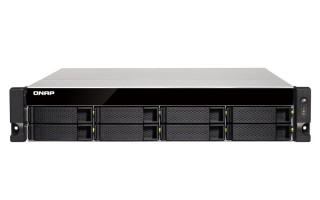 8-Bay quad-core 1.7 GHz rackmount NAS with 250W redundant PSU, 4GB DDR4 UDIMM RA PC