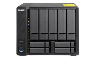 9-Bay NAS, AL324 64-bit quad-core 1.7GHz, 8GB DDR4 SODIMM RAM (1 x 8GB ,max 16GB PC