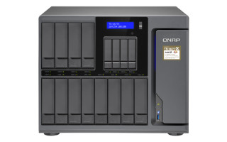 16-Bay NAS, AMD Ryzen 3 1200 4-core 3.1GHz (max 3.4GHz), 4GB DDR4 RAM (max 64GB PC