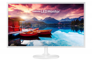 Samsung LED 31.5", 16:9, VA panel, SF351, 1920x1080, fényes fehér / kerek talp 