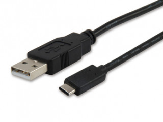 Equip Átalakító Kábel - 12888107 (USB Type-C -> USB-A 2.0 kábel, apa/apa, 1m) PC