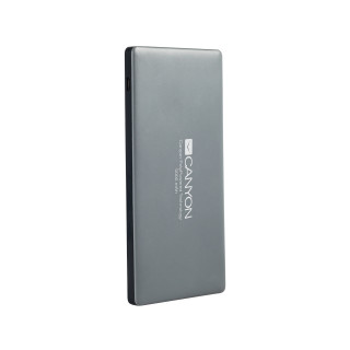 Canyon CNS-TPBP5DG Slim LiPo 5000mAh powerbank szürke (2xUSB) (Lightning/USB bemenet) Mobil