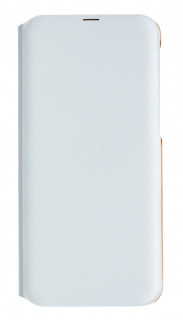 Samsung A405 Galaxy A40 Wallet Cover, gyári flip tok, fehér, EF-WA405PW Mobil
