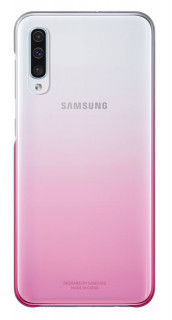 Samsung A505 Galaxy A50 Gradation Cover, gyári színátmenetes tok, rózsaszín, EF-AA505CP Mobil