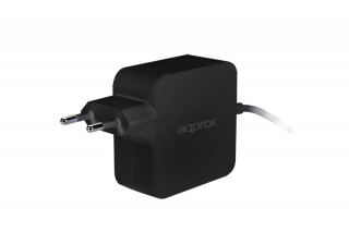 APPROX Telefon töltő  - 1db Type-C (USB-C) csatlakozó, 45W, 1.1m kábel, Fekete 