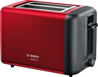 Bosch TAT3P424 DesignLine piros-fekete kenyérpirító 