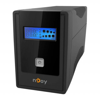 NJOY UPS CADU 850, 850VA, 480W, Line-Interactice, Szünetmentes tápegység, LCD display PC