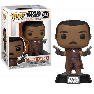 Funko Pop! #347 Star Wars: the Mandalorian - Samuel - Greef Karga Bobble-Head Vinyl Figura Ajándéktárgyak