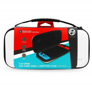 Hyperkin CarryMate EVA Nintendo Switch/OLED/Lite utazótok - Fehér (M07599-WH) 