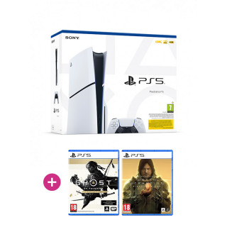 PlayStation 5 (Slim) + Death Stranding Director's Cut + Ghost of Tsushima Director’s Cut PS5