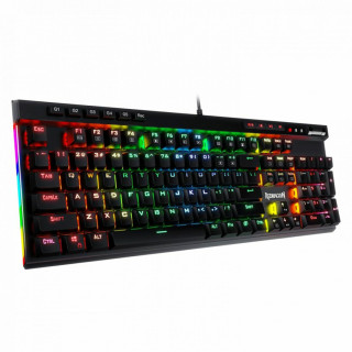 Redragon Vata RGB Red Switch Gaming billentyűzet - Fekete (K580RGB_RED_HU) PC