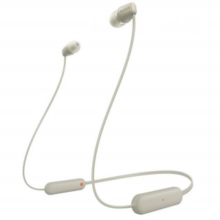 Sony WI-C100 vezeték nélküli Bluetooth fülhallgató - Bézs (WIC100C.CE7) Mobil