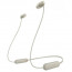 Sony WI-C100 vezeték nélküli Bluetooth fülhallgató - Bézs (WIC100C.CE7) thumbnail