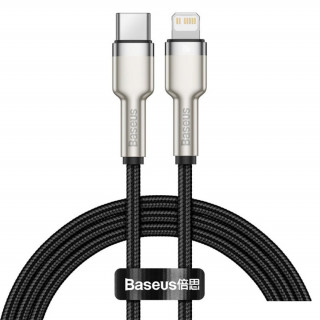 Baseus Cafule Lightning - Type-C adat, töltőkábel PD, 20w 1m (Fekete) (CATLJK-B01) PC