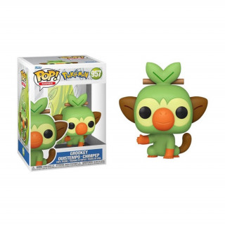 Funko Pop! #957 Games: Pokemon - Grookey Vinyl Figura AJÁNDÉKTÁRGY