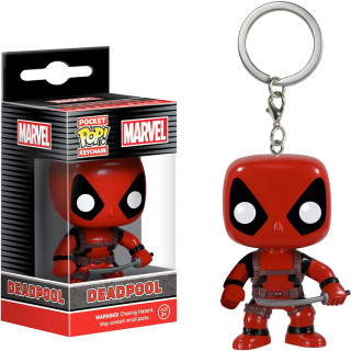 Funko Pocket Pop! Marvel - Deadpool Booble Head Vinyl Figura Kulcstartó Ajándéktárgyak