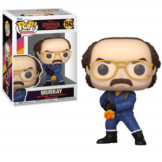 Funko Pop! #1543 Television: Stranger Things Season S3 - Murray Bauman Vinyl Figure AJÁNDÉKTÁRGY