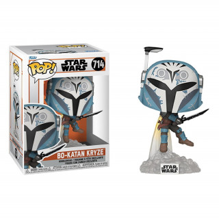 Funko Pop! #714 Star Wars: the Mandalorian - Bo-Katan with Darksaber and Jet Pack Vinyl Figura AJÁNDÉKTÁRGY