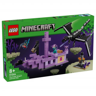 LEGO Minecraft - A Végzetsárkány és a Végzethajó (21264) Játék