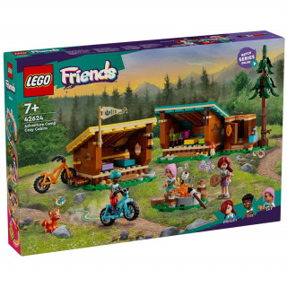 LEGO Friends: Otthonos kabinok a kalandtáborban (42624) Játék