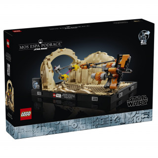 LEGO Star Wars: Mos Espa fogatverseny dioráma (75380) Játék