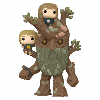 Funko Pop! #1579 Movies: The Lord of the Rings - Treebeard with Mary & Pippin Vinyl Figura AJÁNDÉKTÁRGY