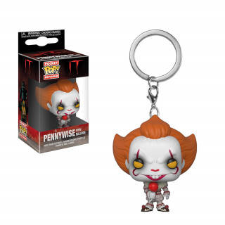 Funko Pocket Pop!: It - Pennywise (With Balloon) Vinyl Figura Kulcstartó AJÁNDÉKTÁRGY