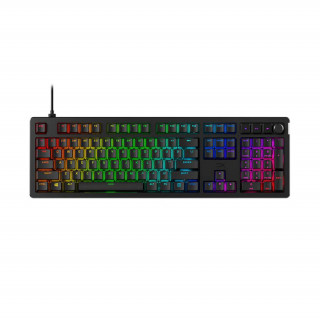 HYPERX Alloy Rise vezetékes mechanikus gaming billentyűzet - red switch - US kiosztás - Fekete (7G7A3AA#ABA) 