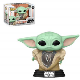 Funko Pop! #712 Star Wars: Mandalorian - Grogu (Armor) Vinyl Figura Ajándéktárgyak