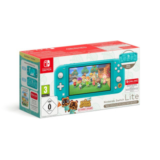 Nintendo Switch Lite - Türkiz + Animal Crossing + 12M NSO Nintendo Switch