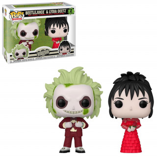 Funko Pop! 2-pack Movies: Beetlejuice - Beetlejuice & Lydia Deetz Vinyl Figurák Ajándéktárgyak