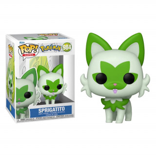 Funko Pop! #984 Games: Pokemon - Sprigatito Vinyl Figura AJÁNDÉKTÁRGY