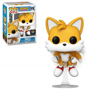 Funko Pop! #978 Games: Sonic The Hedgehog - Tails (Flying) (Flocked) (Specialty Series) Vinyl Figura AJÁNDÉKTÁRGY