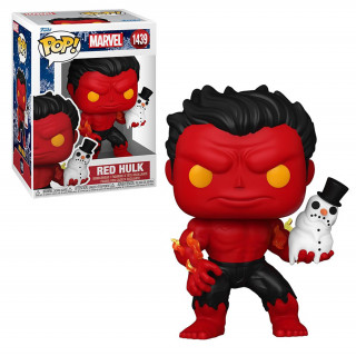 Funko Pop! #1439 Marvel: Holiday – Red Hulk Bobble-Head Vinyl Figura AJÁNDÉKTÁRGY