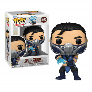 Funko Pop! #1022 Games: Mortal Kombat - Sub Zero Vinyl Figura AJÁNDÉKTÁRGY