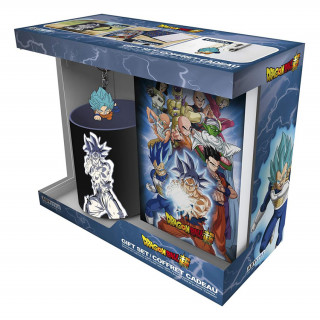 Abysse - Dragon Ball Super - ajándékcsomag - 320 ml bögre, PVC kulcstartó, jegyzetfüzet AJÁNDÉKTÁRGY