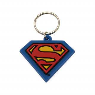 Superman - Shield Pvc kulcstartó AJÁNDÉKTÁRGY