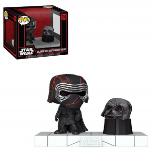 Funko Pop! #793 Deluxe Disney: Star Wars Dark Side - Kylo Ren with Darth Vader's Helmet Vinyl Figura Ajándéktárgyak