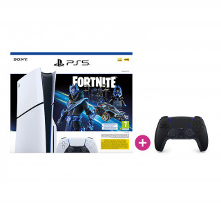 PlayStation 5 (Slim) Fortnite Cobalt Star bundle + DualSense (Midnight Black) PS5