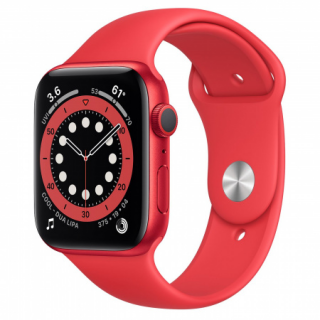 Apple Watch S6 GPS, 44mm PRODUCT(RED) Aluminium Case with PRODUCT(RED) Sport Ban 