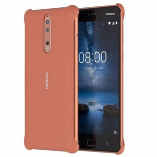 Nokia 8 soft touch muanyag hátlap, Réz Mobil