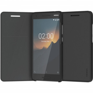 Nokia 2.1 flip cover tok, Fekete 