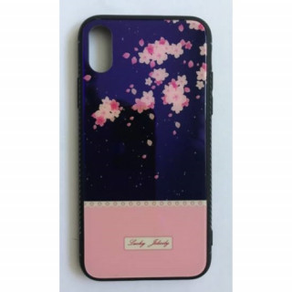 BH645 Telefon tok BLU-RAY Üveg Part Pink Flower Iphone 5 