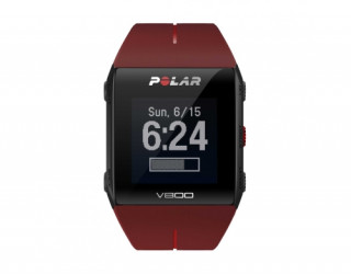 Polar V800 HR vízálló sportóra GPS-szel, piros/fekete Mobil