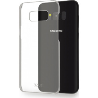 AZURI muanyag hátlap érdes tapintású-fekete-Samsung G950 Galaxy S8 