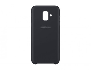 Samsung Galaxy A6 protective cover hátlap, Fekete Mobil